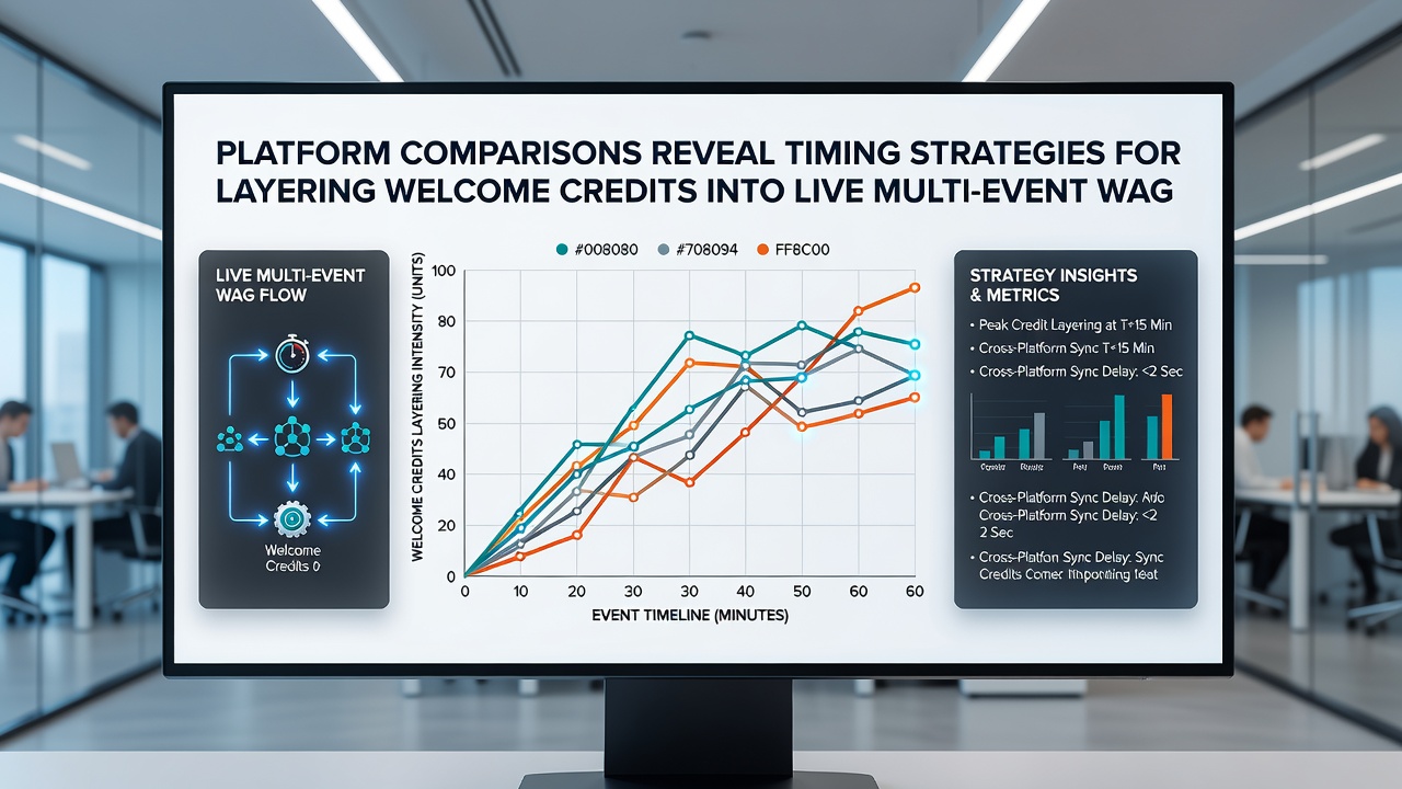 Split-screen view of timing strategies for welcome credits in live multi-sport wagers