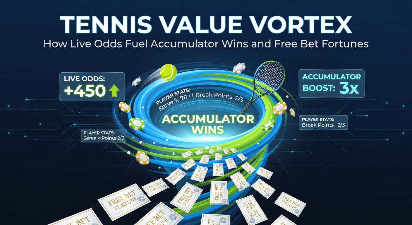 Dynamic tennis match with live odds overlay showing fluctuating lines during a high-stakes rally